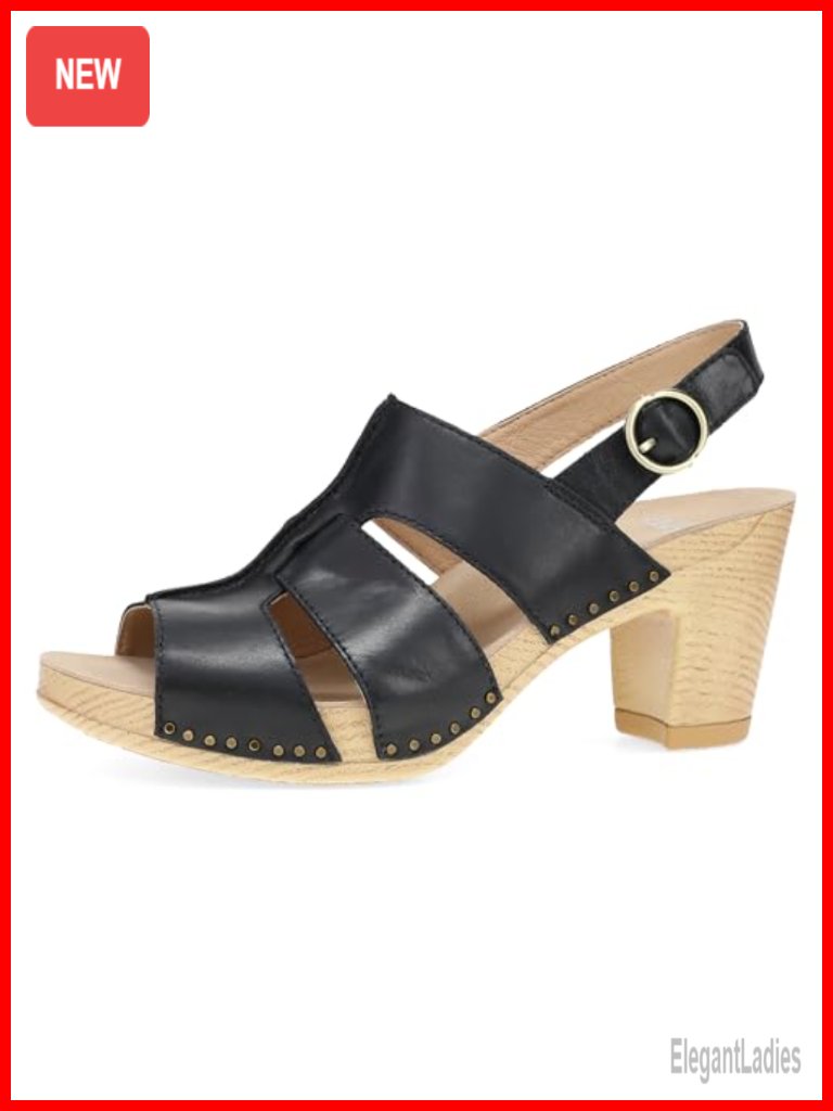 Gladiator Wedge Sandal With Cushioned Footbed & Hook-And-Loop Closure